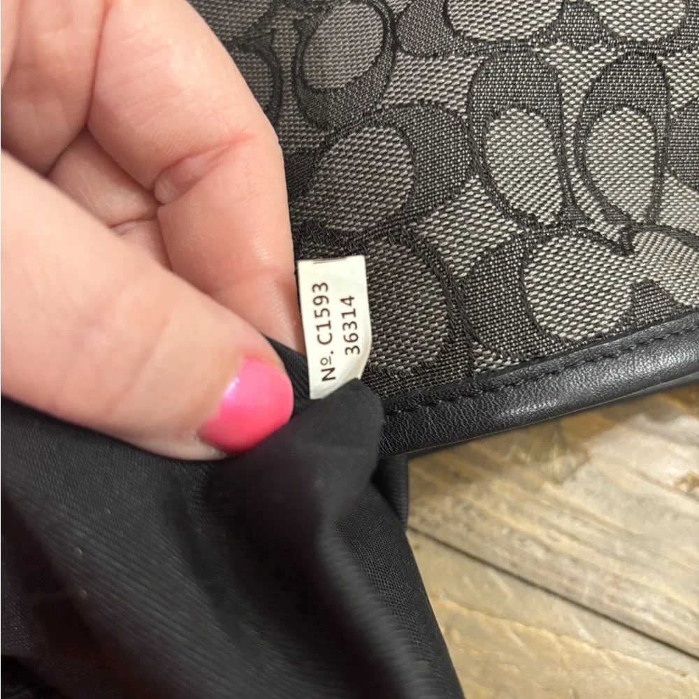 Coach Signature Small Dufflette Bag in Classic Jacquard